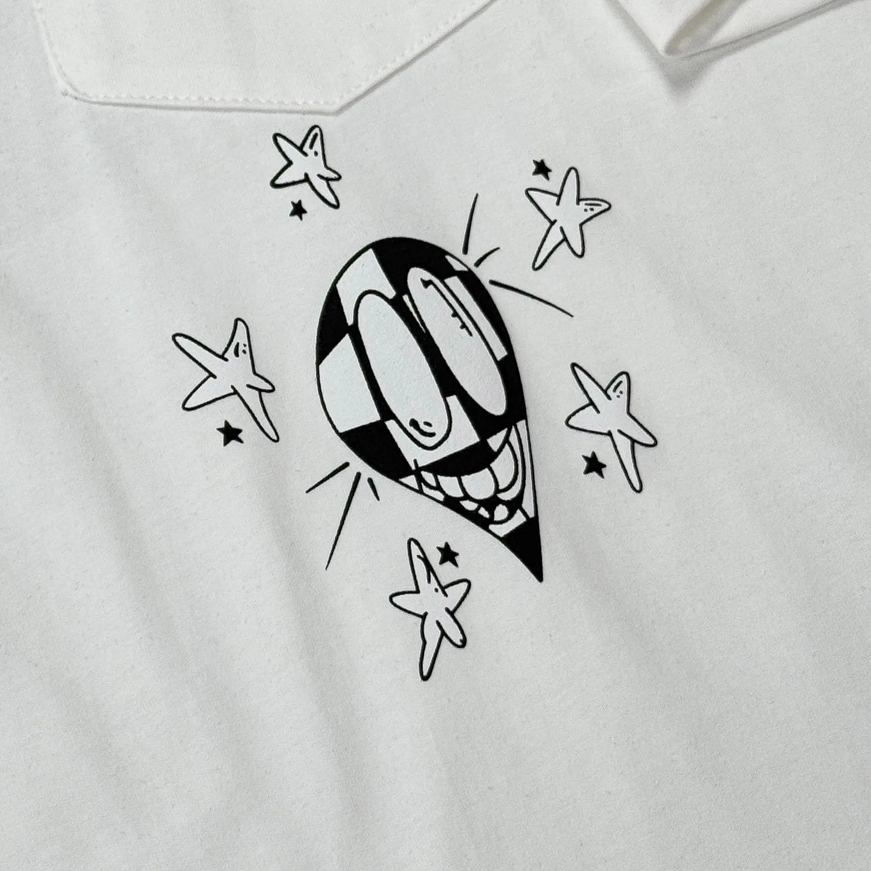 P180 Chrome Hearts 25 high version fabrics made of 300g high-density cotton, no deformation, no shrinkage, complete with three labels, same style for men and women, process: sleeve embroidery + digital printing, color: white, black, fluorescent green, SIZE: S-XL